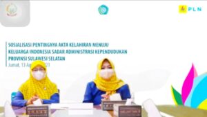 Sinergi Percepatan Akta Kelahiran, PLN dan Pemprov Sulsel Gelar Sosialisasi Kisak 2021