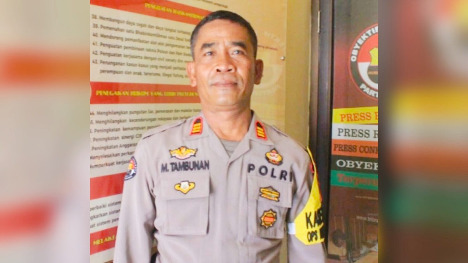 Kasubag Humas Polres Gowa AKP M Tambunan