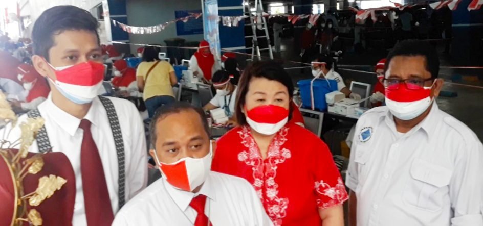 PHRI, IHGMA, YABBM dan OJK Peringati HUT RI ke-76 dengan Vaksinasi 3500 Warga