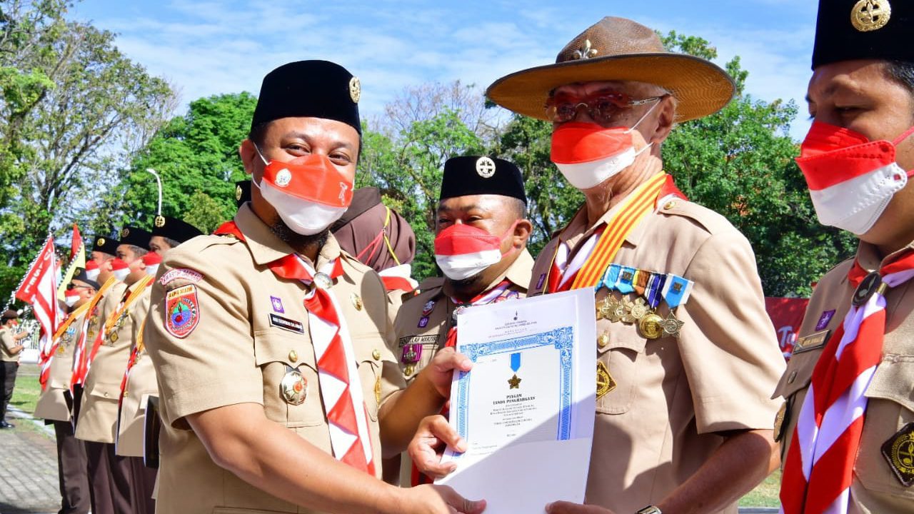 Plt Gubernur Sulsel harap Anggota Pramuka selalu Jujur, Bertanggungjawab dan Bermanfaat di Masyarakat