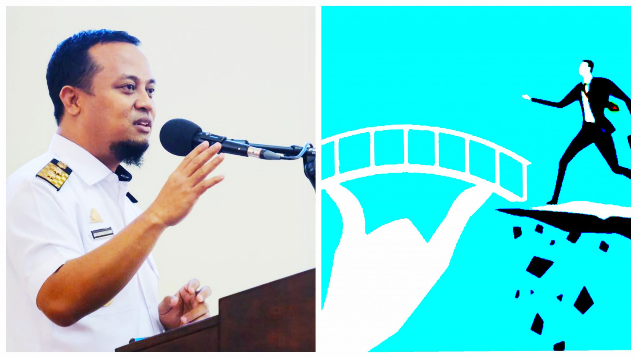 Jembatan Rusak di Kahu Bone, Plt Gubernur Sulsel Segera Bangun Jembatan Darurat