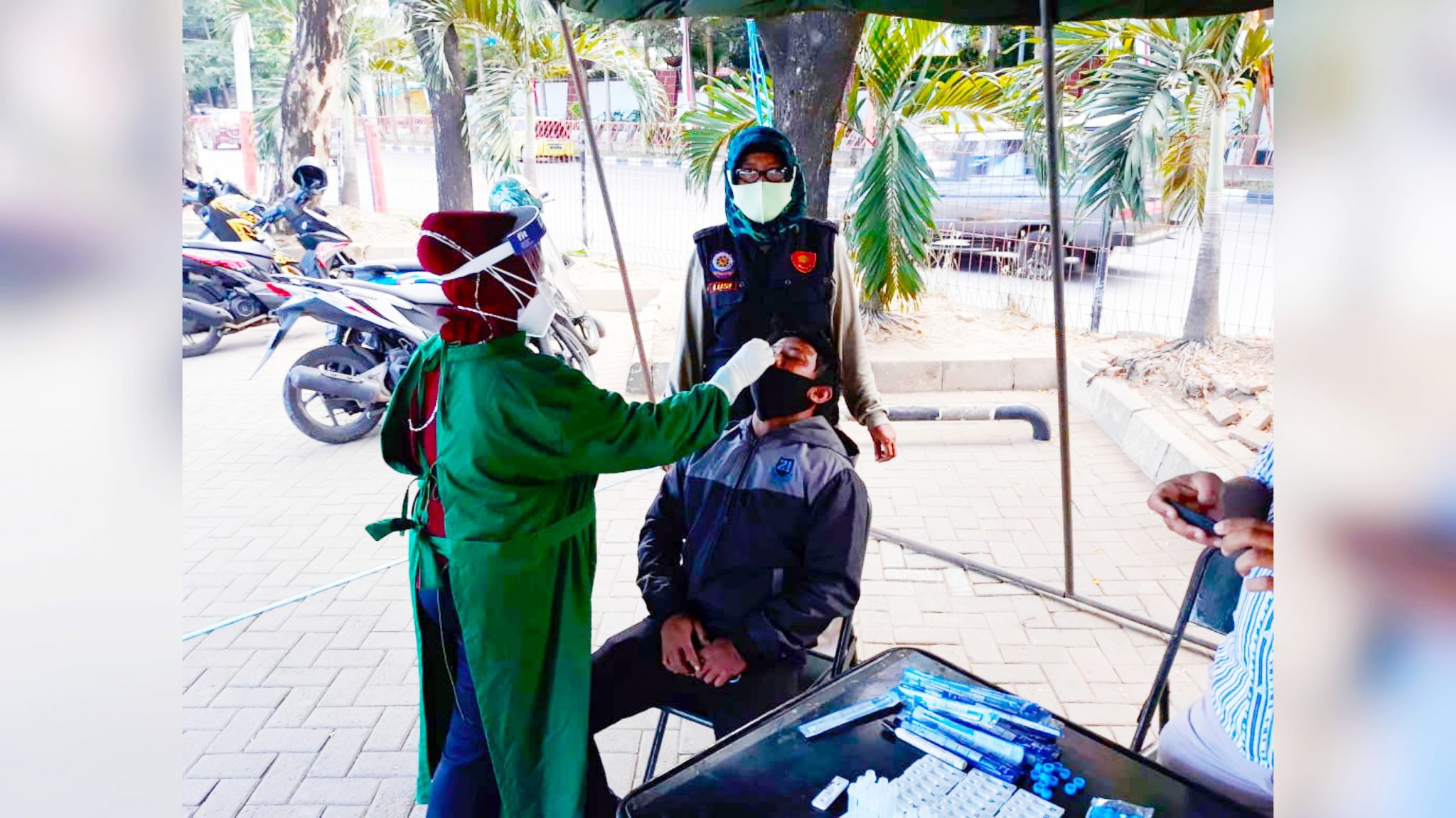 Dishub Makassar Gelar Swab On The Road, Hasil Swab 3.804 Orang, 77 Dinyatakan Positif