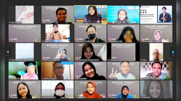 Webinar MONACO Batch#1 Bersama Stafsus Presiden