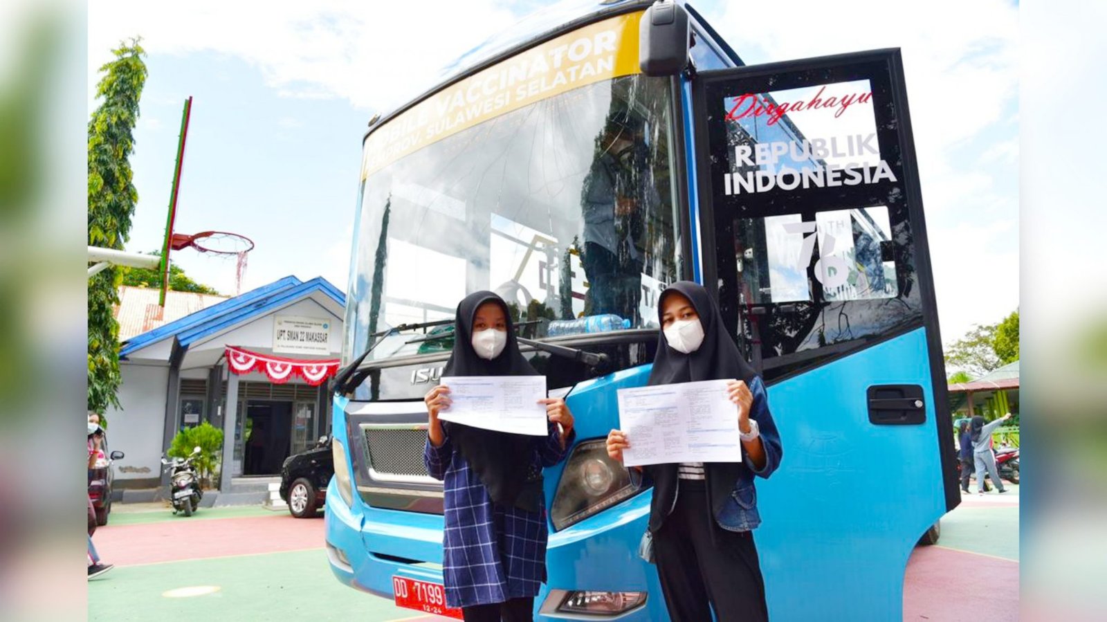 53 Ribu Anak Sekolah di Sulsel Telah Vaksin, Plt Gubernur Sulsel Bersyukur Antusiasme para Pelajar