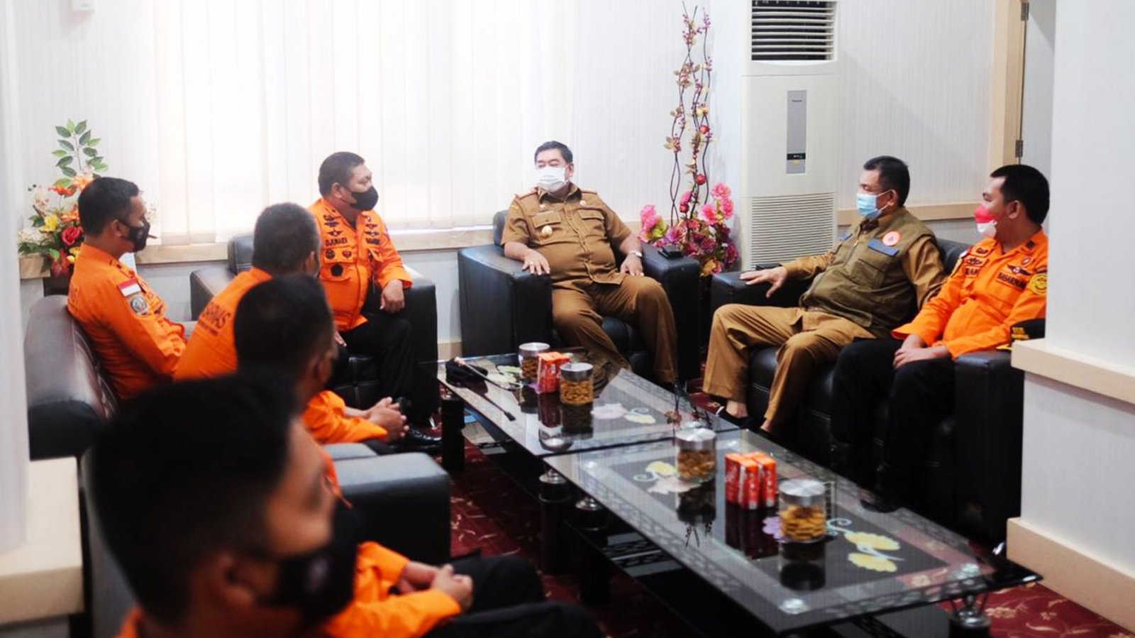 Sekprov Terima Kunjungan Silaturahmi Kepala Kantor Basarnas Sulsel