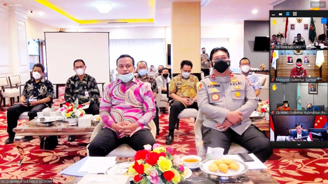 Plt Gubernur Ingatkan Bupati & Wali Kota Buka PTM Kapasitas 50 Persen dengan Prokes Ketat