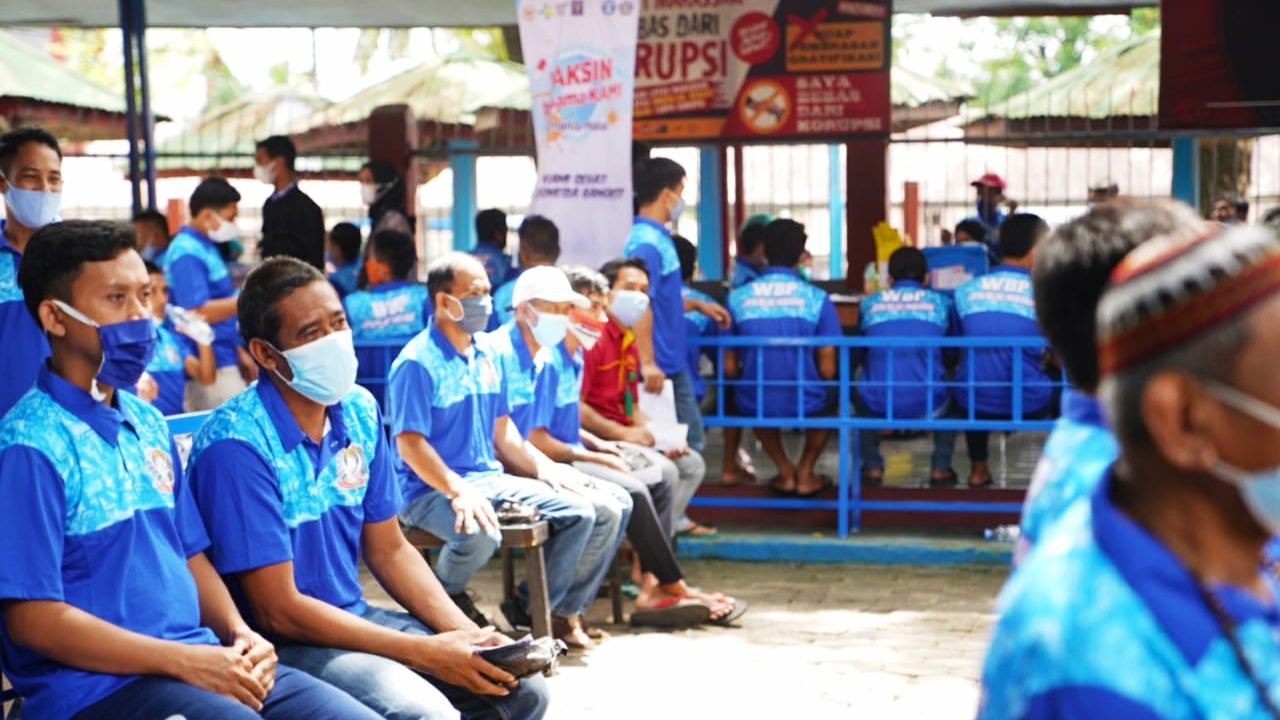 Vaksinasi bagi warga lapas akan percepat kebut vaksinasi di Sulsel
