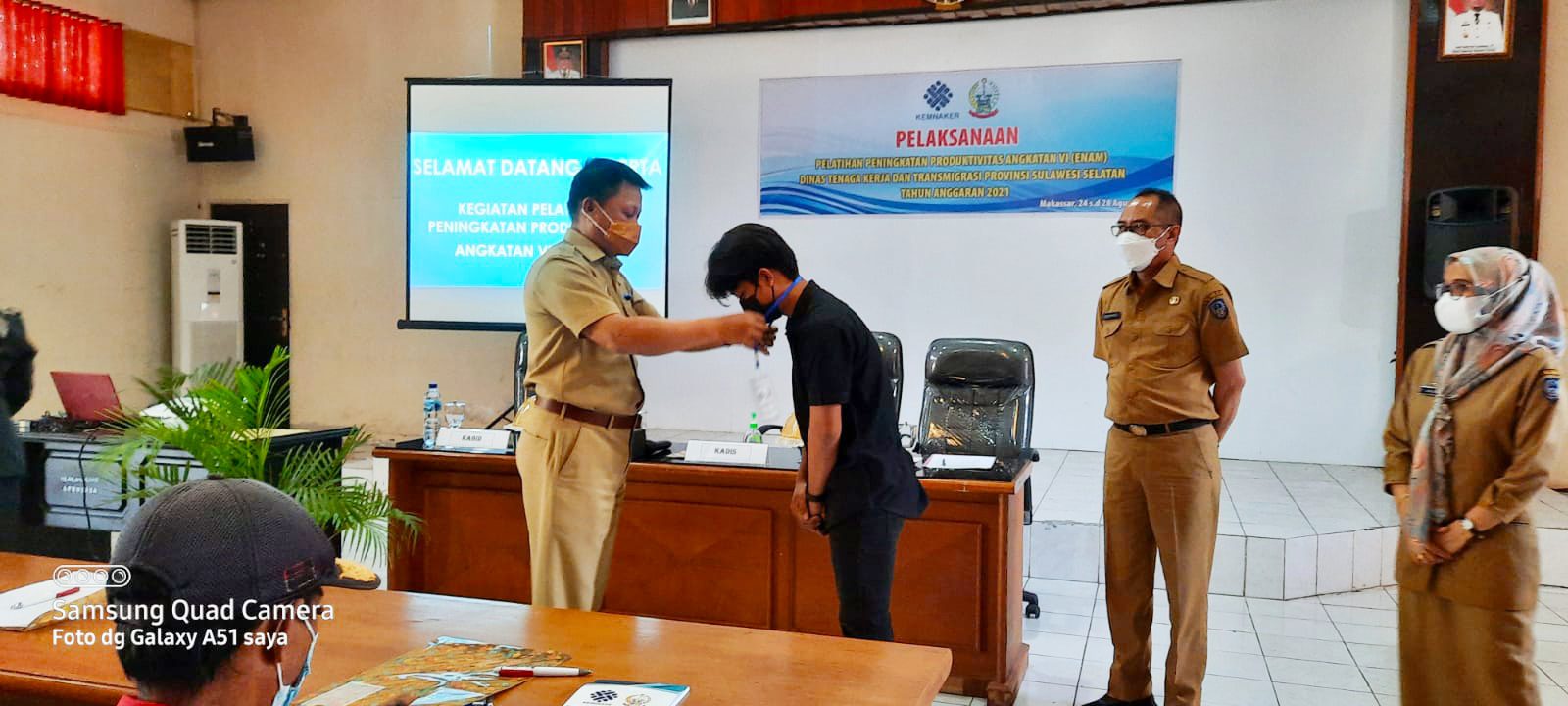 Disabilitas Dapat Pelatihan Peningkatan Produktivitas dari Disnakertrans Sulsel