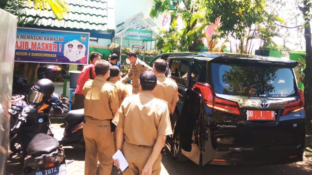 Forkopimda Gowa Pantau Vaksinasi Pelajar SMPN 4 Sungguminasa