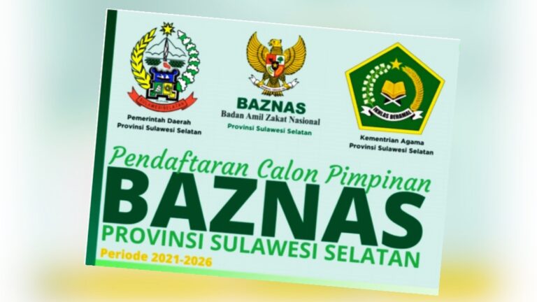 Pemprov Buka Pendaftaran Calon Pimpinan BAZNAS Sulsel 4 Pemprov Buka Pendaftaran Calon Pimpinan BAZNAS Sulsel