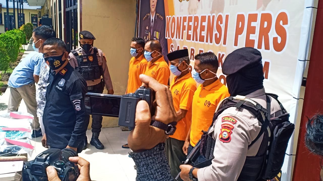 Polisi Berhasil Ringkus Empat Terduga Pelaku Pembunuhan di Gowa