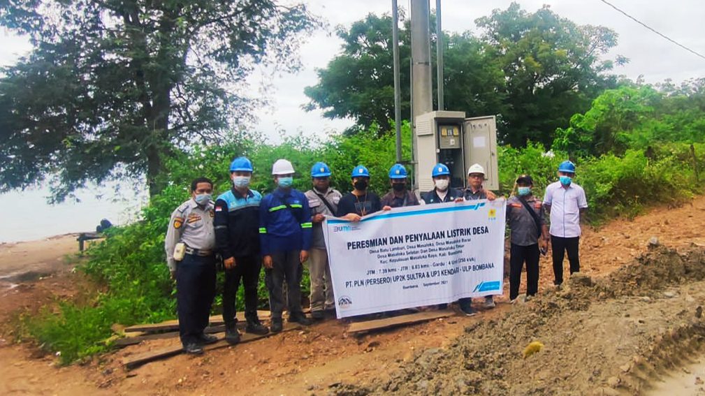 Listriki 770 Rumah Tangga, PLN Jalin Kerjasama dengan Pemkab Bombana