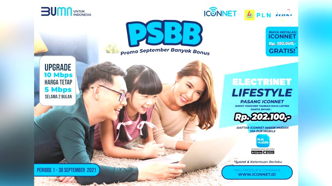 Pasang ICONNET, Nikmati Promo Biaya Tambah Daya Hanya Rp202.100