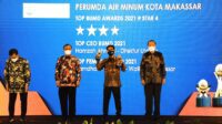 Dirut PDAM Makassar Dinobatkan Jadi Top CEO BUMD 2021