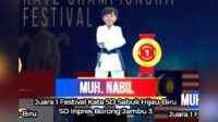 Muh. Nabil, Karateka Cilik Gojukai Komplek Unhas Biring Romang Berhasil Harumkan Makassar
