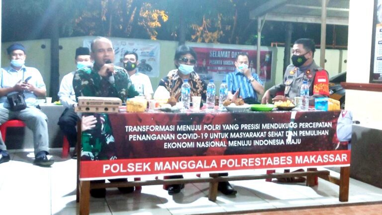 Kapolsek Manggala Ajak Ketua LPM Kelurahan Satu Frekwensi 7 Kapolsek Manggala Ajak Ketua LPM Kelurahan Satu Frekwensi