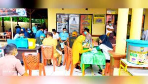 Gerai Vaksin Presisi Polsek Manggala Layani 180 Orang