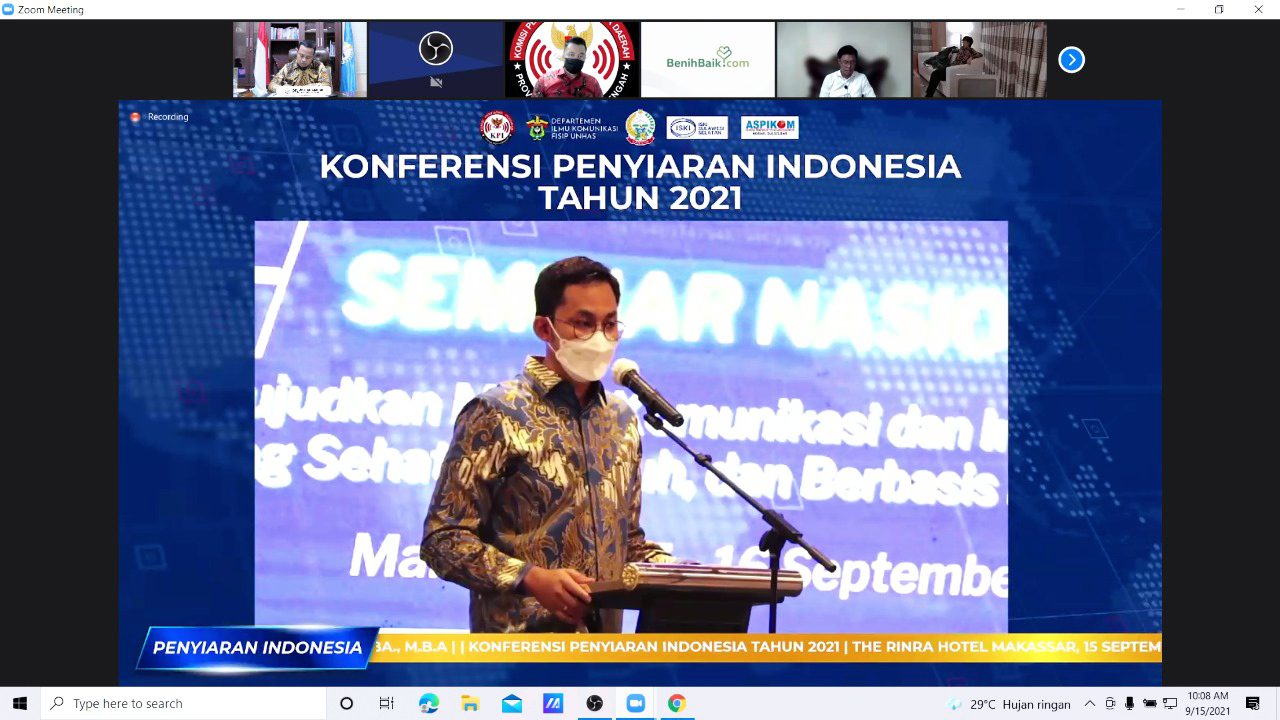 Plt Gubernur Sulsel Minta KPI Hadirkan Siaran Inovatif dan Edukatif Bagi Masyarakat 3 Konferensi Penyiaran Indonesia