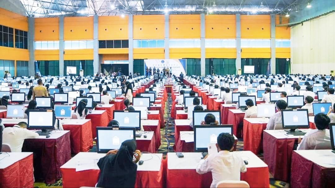 Tinjau Tes SKD calon ASN, Plt Gubernur Sulsel: Berjalan lancar, tertib sesuai prokes