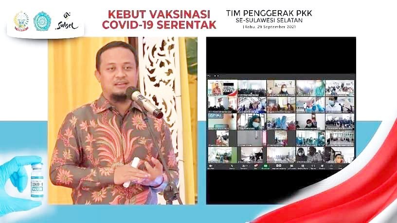 Peran PKK se-Sulsel Percepat Program Kebut Vaksinasi di Sulsel