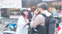 Samapta Polres Gowa Tingkatkan Disiplin Bermasker Warga Melalui Operasi Yustisi