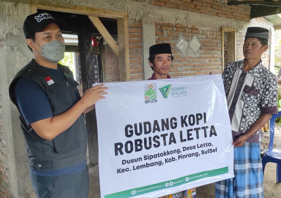 Dompet Dhuafa Resmikan Gudang Kopi Untuk Petani Pelosok Pinrang