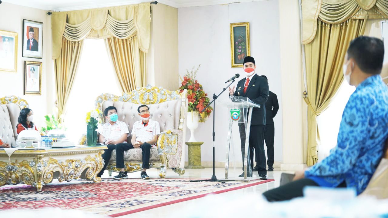 Pemkab Pangkep Terima Bantuan Kemanusiaan Penanggulangan Covid-19 dari INTI