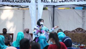 Penilaian Lomba UKM, Fatmawati Rusdi Kunjungi Kepulauan Sangkarrang