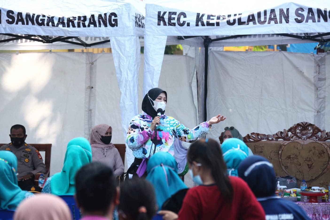 Penilaian Lomba UKM, Fatmawati Rusdi Kunjungi Kepulauan Sangkarrang