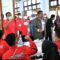Sebelum Pembukaan PON, Plt Gubernur Beri Semangat Atlet di Posko Kontingen Sulsel