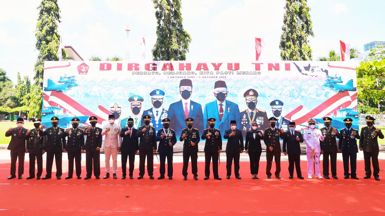 HUT TNI ke-76, Danny: TNI Garda Terdepan Melawan Covid 19