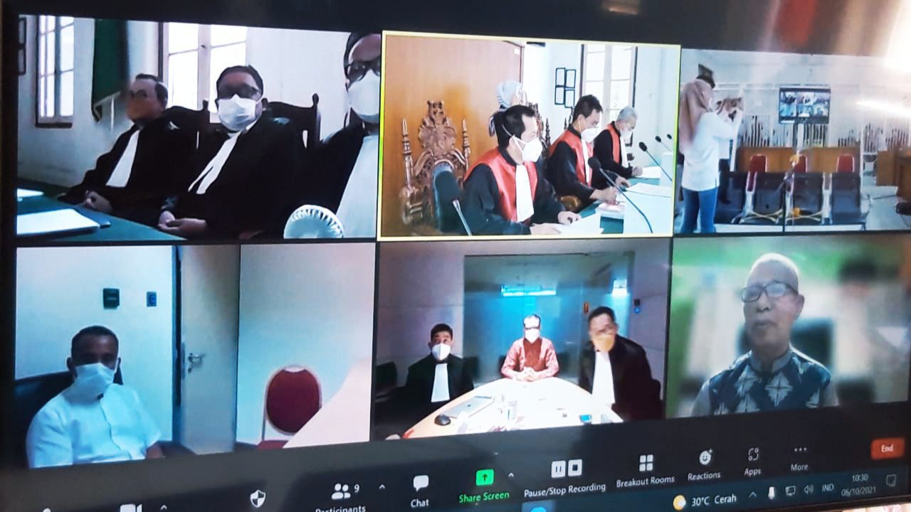 Sidang Lanjutan NA, Bendahara Masjid Pucak Ungkap Seluruh Dana Masuk ke Rekening Panitia Pembangunan