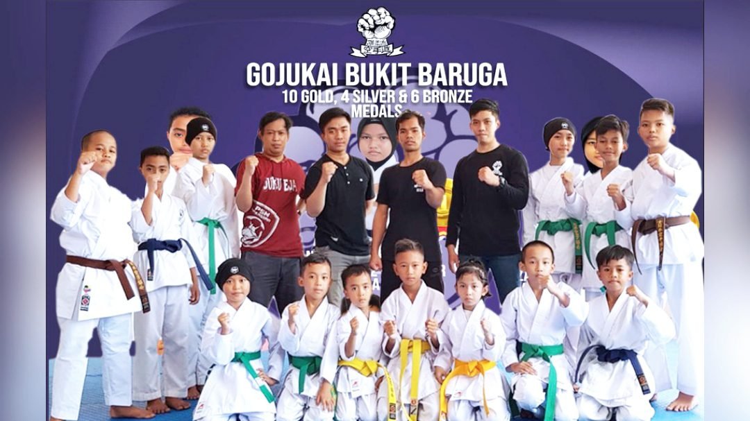 Kontingen Gojukai Bukit Baruga Raup 20 Medali di Kejurnas Bogor Karate Open