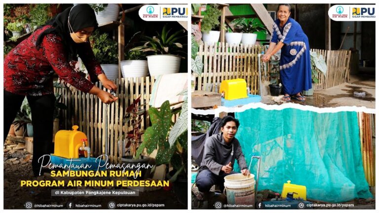 992 Titik di Pangkep Terima Program Hibah Air Minum PUPR