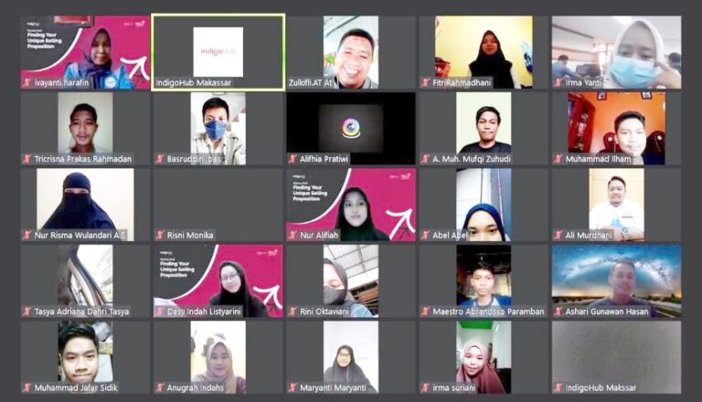 Webinar IndigoHub Makassar Kupas Strategi Agar Produk Lebih Unggul