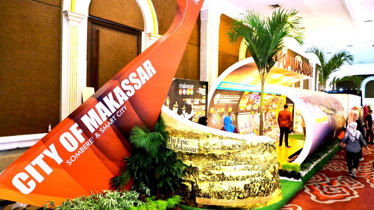 Makassar Kembali Raih Stand Terbaik Satu Pada Ajang APEKSI 2021