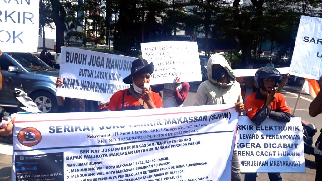 SJPM Tuntut Perumda Parkir Kota Makassar Dibubarkan