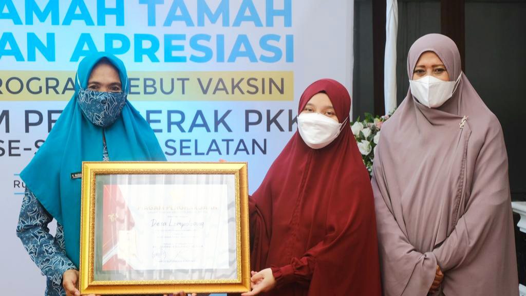 56 Ribu Sehari Capaian Vaksinasi PKK Sulsel, Andi Sudirman: Kekuatan Ibu-ibu Menggerakan Warga