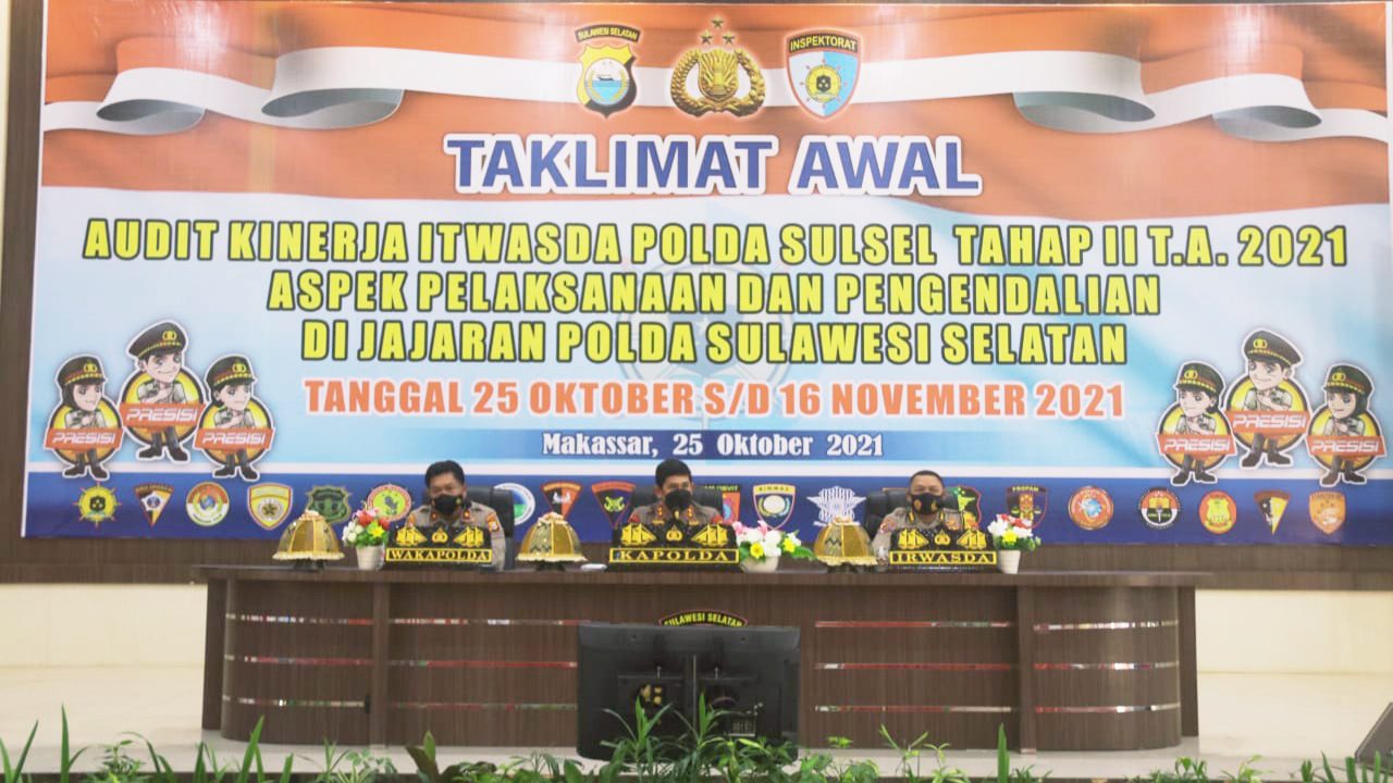 Kapolda Sulsel Minta Setiap Satker Bisa Mempertanggungjawabkan Anggaran