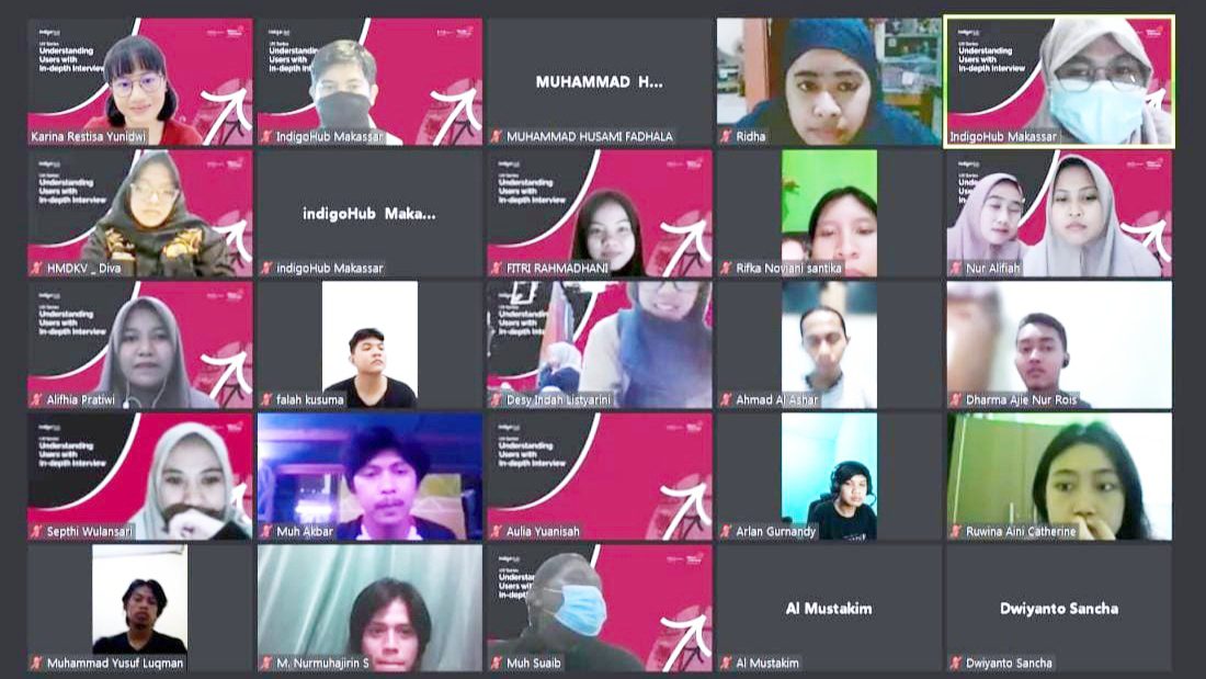 IndigoHub Makassar Hadirkan UX Researcher Unicorn Startup dalam Webinar