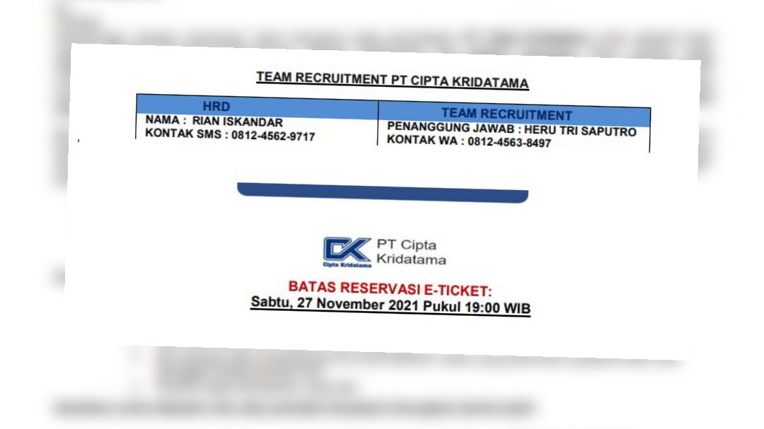 Hati-Hati Penipuan Mengatasnamakan Penerimaan Karyawan