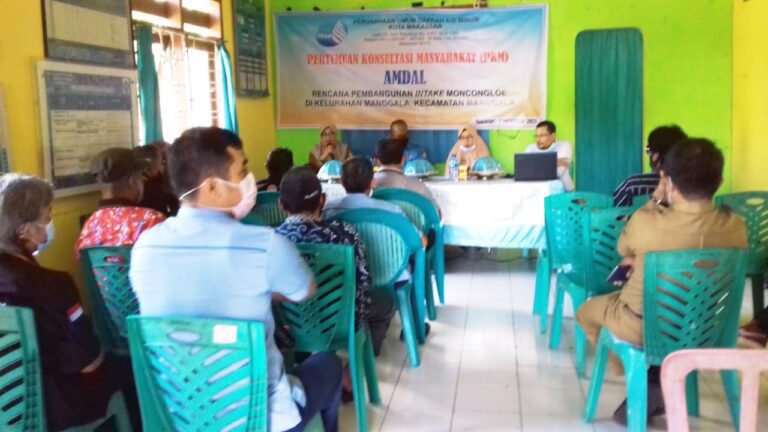 PDAM Kaji Amdal Intake di Manggala