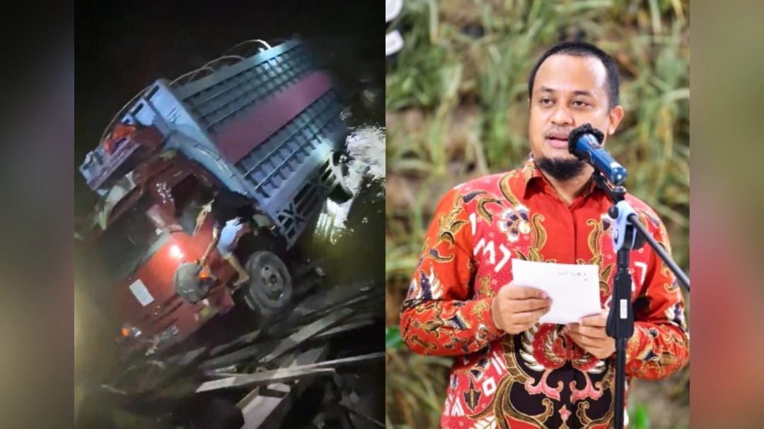 Pasca Ambruknya Jembatan Poringan Luwu, Plt Gubernur Sulsel Akan Segera Bangun Jembatan Baru