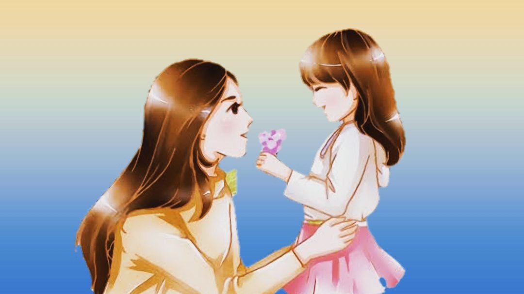 Ibu dan anak (ilustrasi)