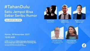 Facebook bersama Kominfo RI , Tokoh Agama, dan Kreator Konten di Makassar Bagikan Tips Hindari Misinformasi Covid-19