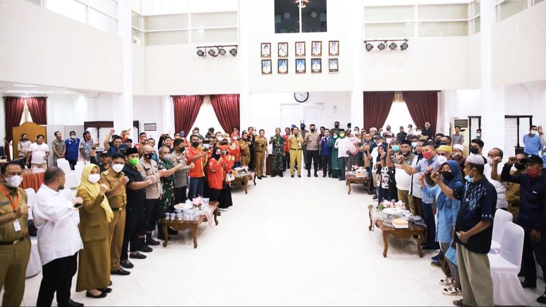 Walikota Mediasi Pertemuan Silaturahmi Tokoh Masyarakat Guna Meredam Aksi Perang Kelompok