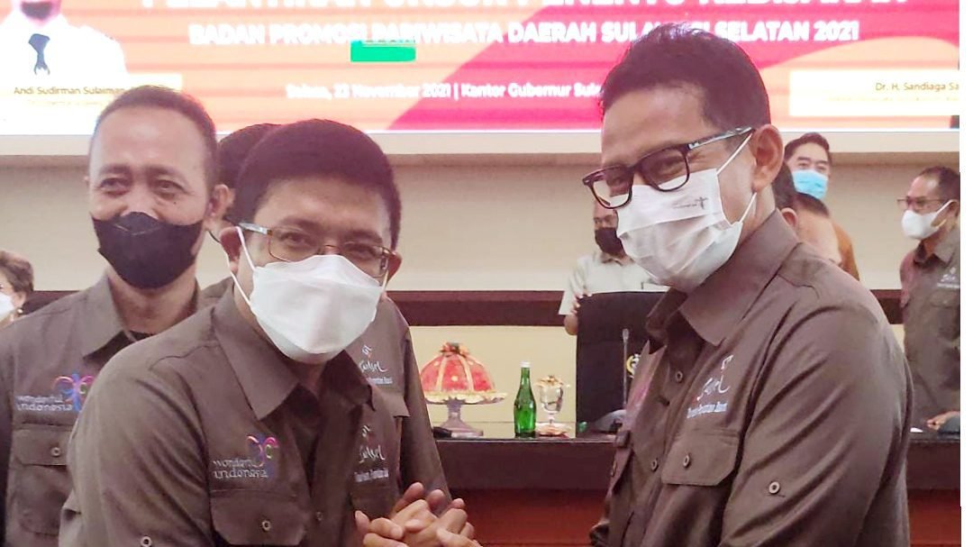 Sandiaga Uno Hadiri Pelantikan Pengurus BPPD Sulsel