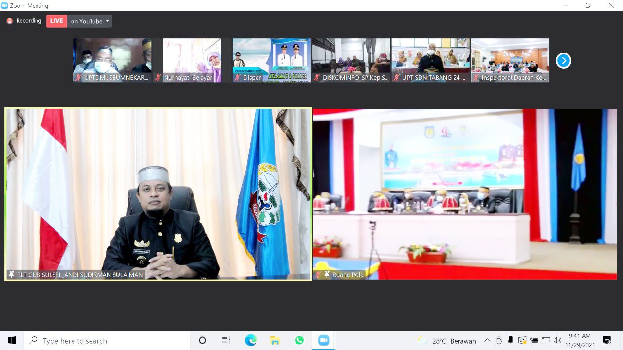 416 Tahun Selayar, Plt Gubernur Sulsel Beri Bantuan Keuangan Rp10 Miliar