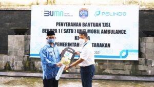 Pelindo Peduli, Bantu Ambulans untuk Warga Tarakan