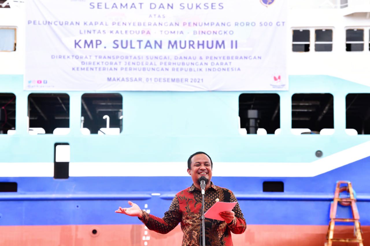 Plt Gubernur Sulsel Bersama Sesdijen Perhubungan Darat Resmikan KMP Sultan Murhim II 2 Plt Gubernur Sulsel Bersama Sesdijen Perhubungan Darat Resmikan KMP Sultan Murhim II